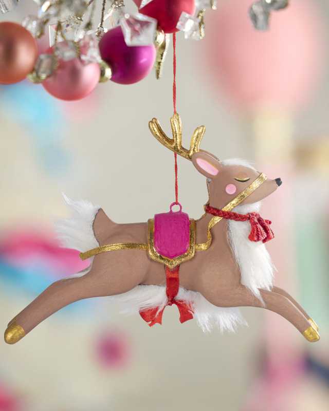 Papa Noel's Reindeer Ornament